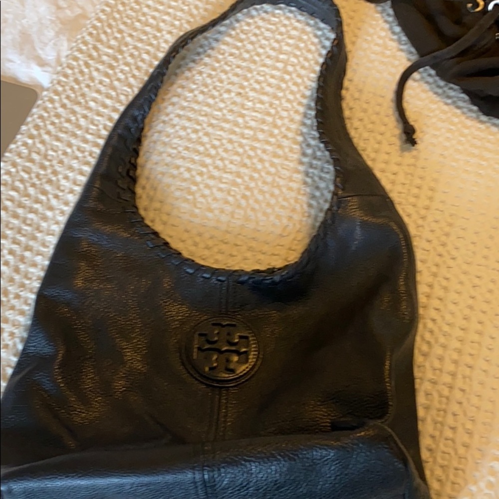 Tory Burch black Marion Hobo bag